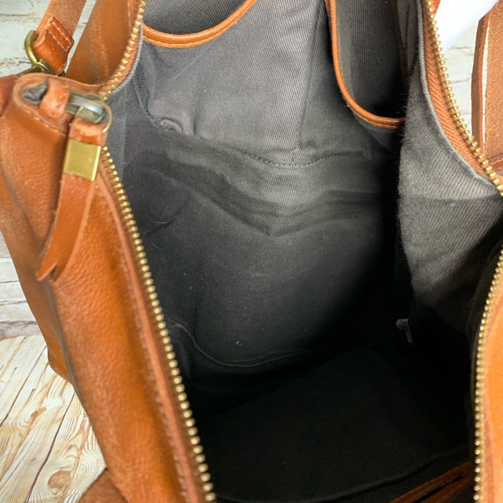 Madewell the transport satchel cognac brown - Picture 11 of 13